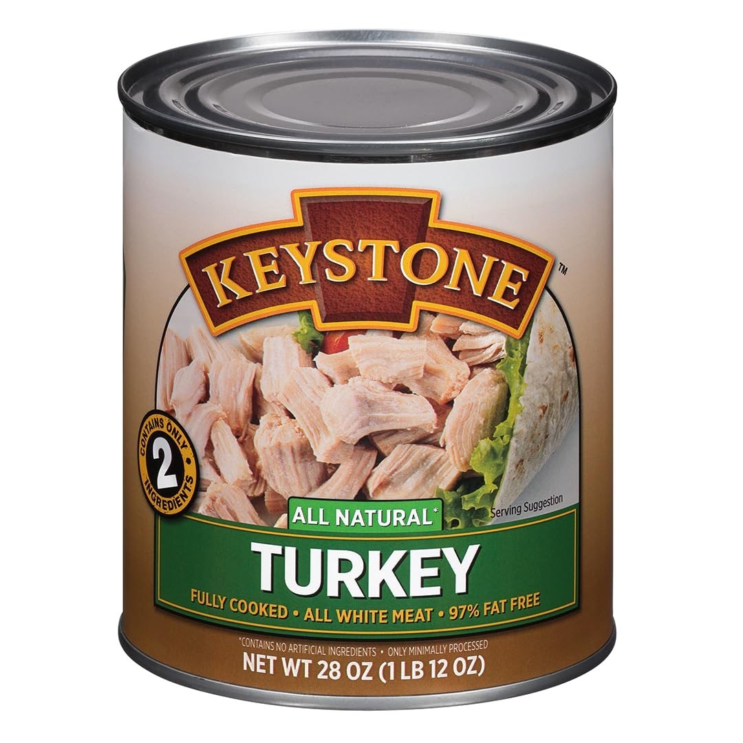 Ready-to-Eat 28 Oz Canned Turkey – Lean, Gluten-Free, and Versatile Meal Base