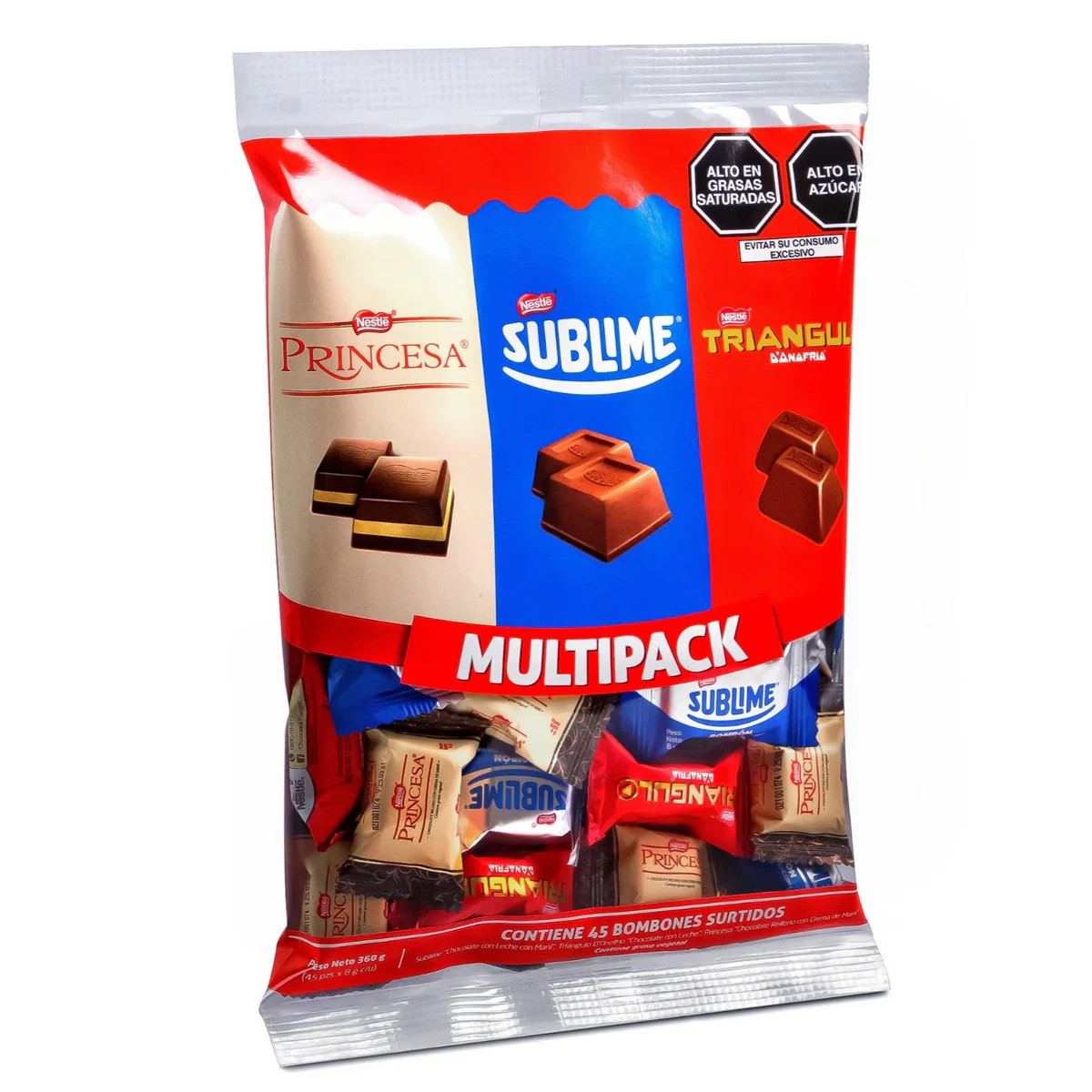 MINIS – SUBLIME – PRICESA – TRIANGULO – BOLSA X 45 PIEZAS –