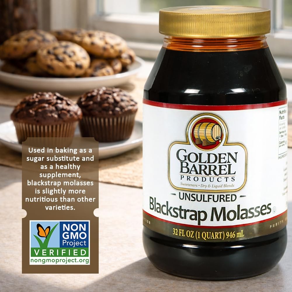Unsulfured Blackstrap Molasses, 32 oz