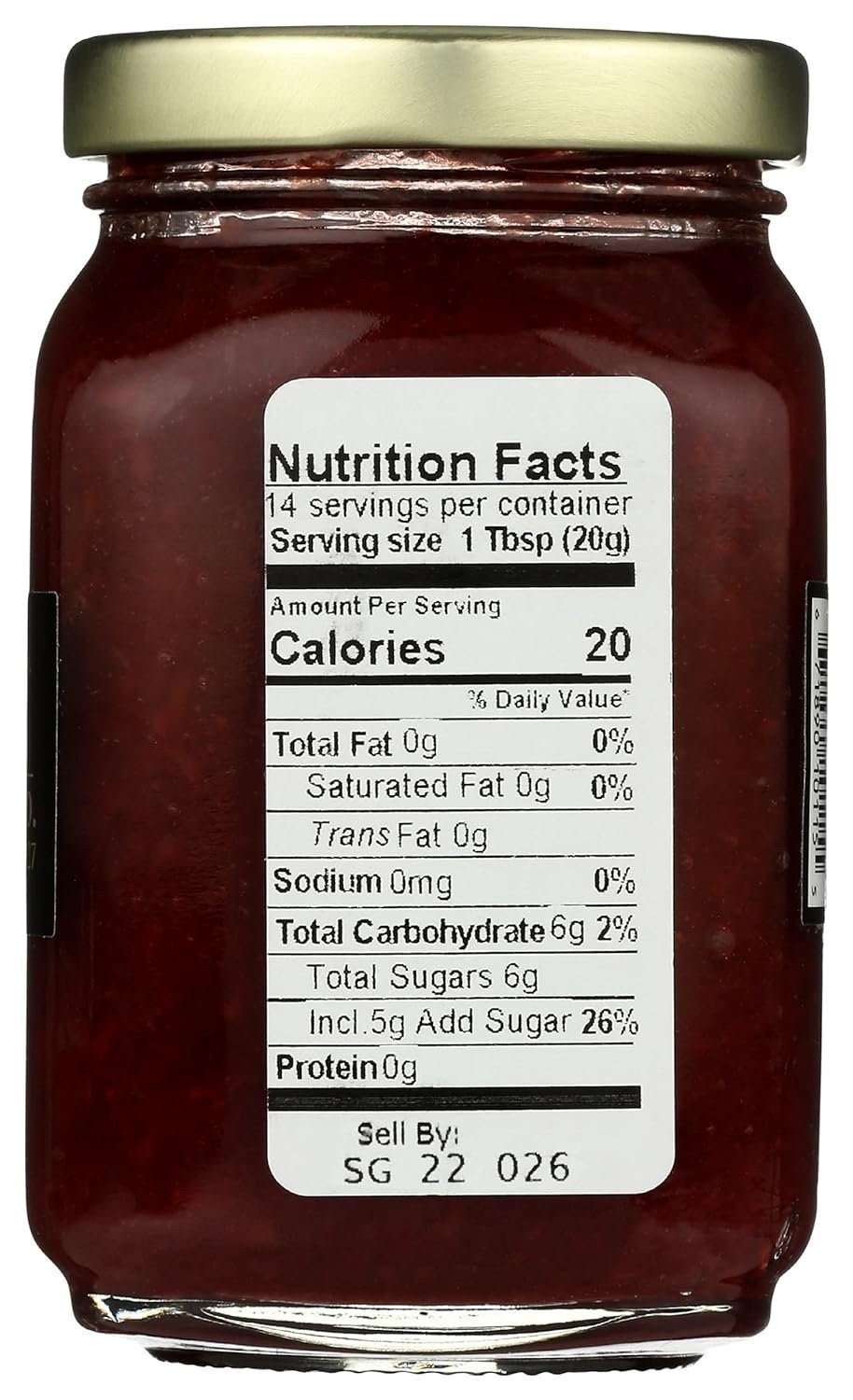 Mountain Fruit Company Natural Fruit Spread Jam & Jelly 9.5 Ounce