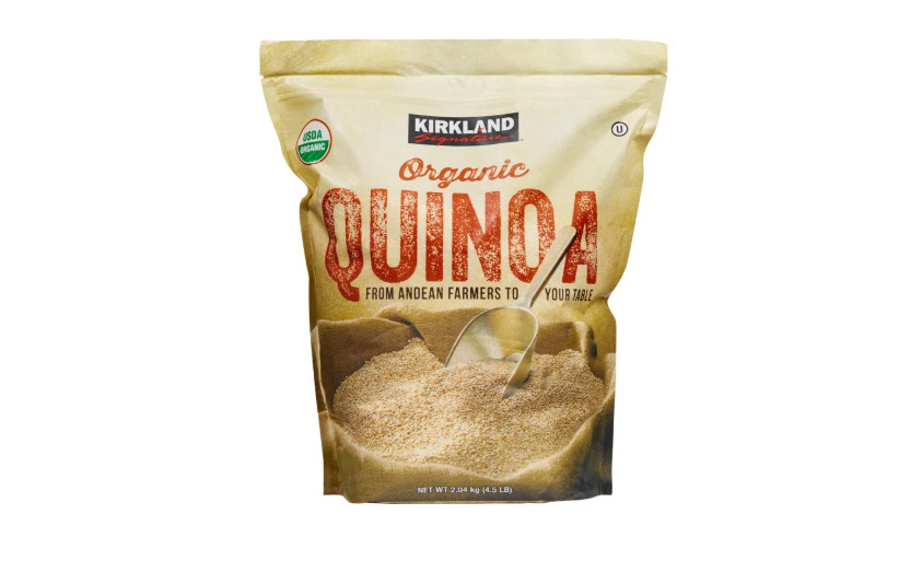 Kirkland Signature Organic Quinoa Gluten Free 4.5 Lbs EXP 12/2027