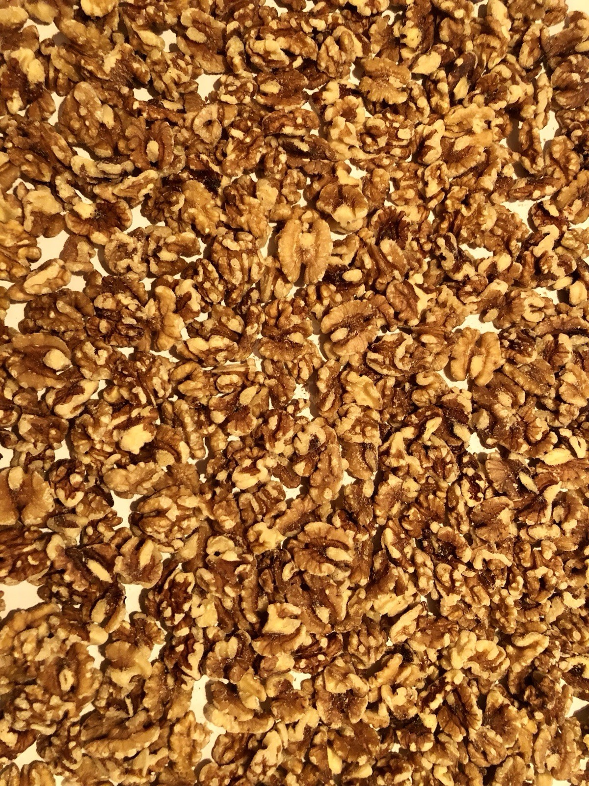 Freshly Harvested California Raw Shelled Waterloo Walnuts Halves & Pieces 3 Lbs.