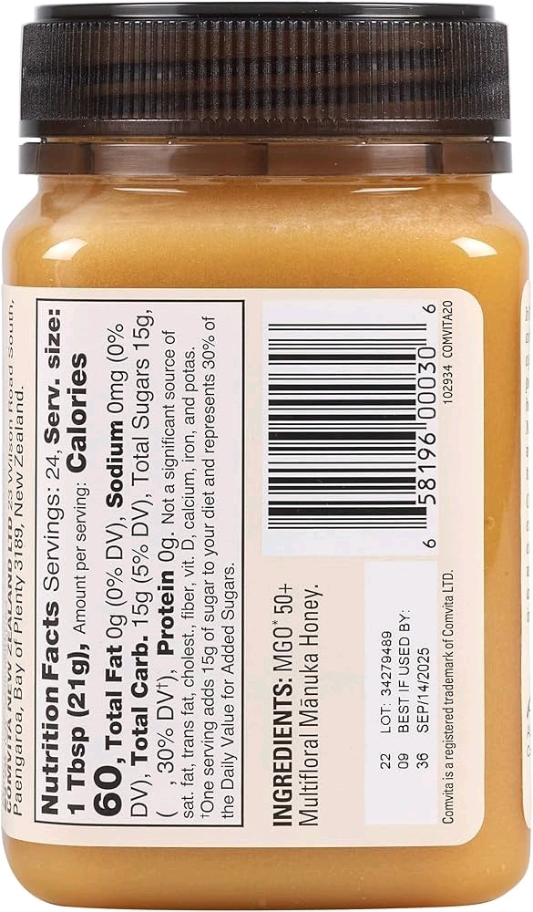 MANUKA HONEY MGO 50+ 8.82oz MANUKORA NEW ZEALAND