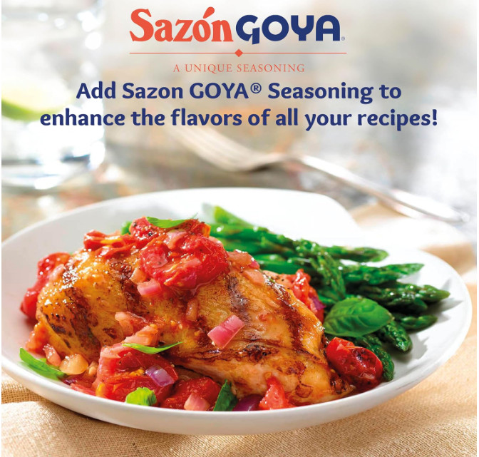 Sazón Cilantro and Tomato by Goya, All Purpose Mexican Seasoning 1.41oz 3 PACK