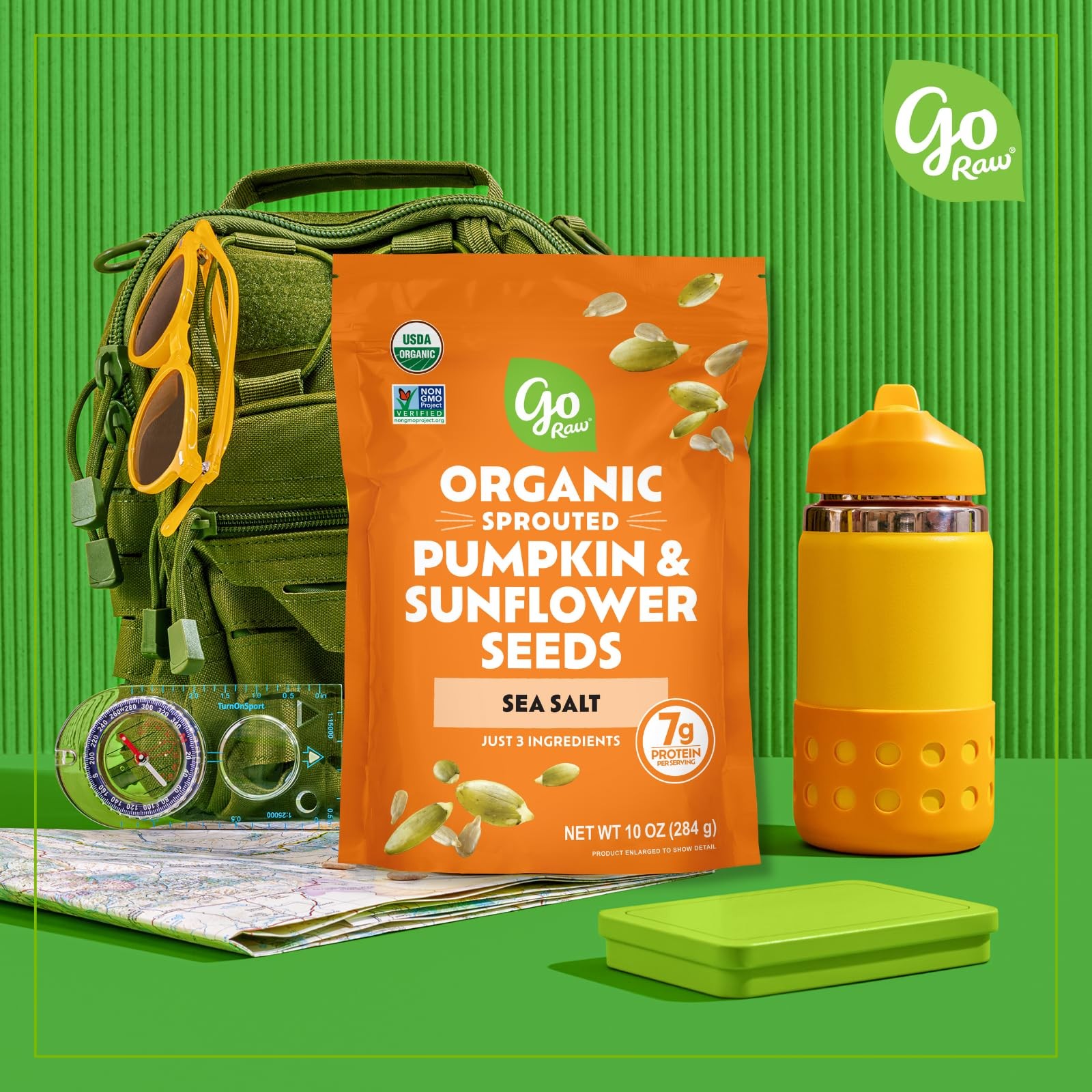 Go Raw Organic Sprouted Pumpkin & Sunflower Seeds, 10 ounce (Pack of 1), 6013