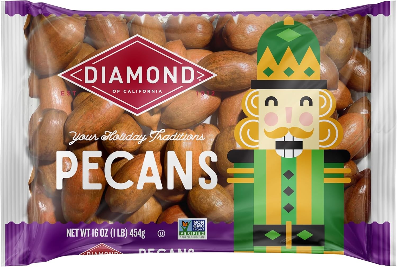 In-Shell Extra-Large Pecans, 16.0 oz Bag