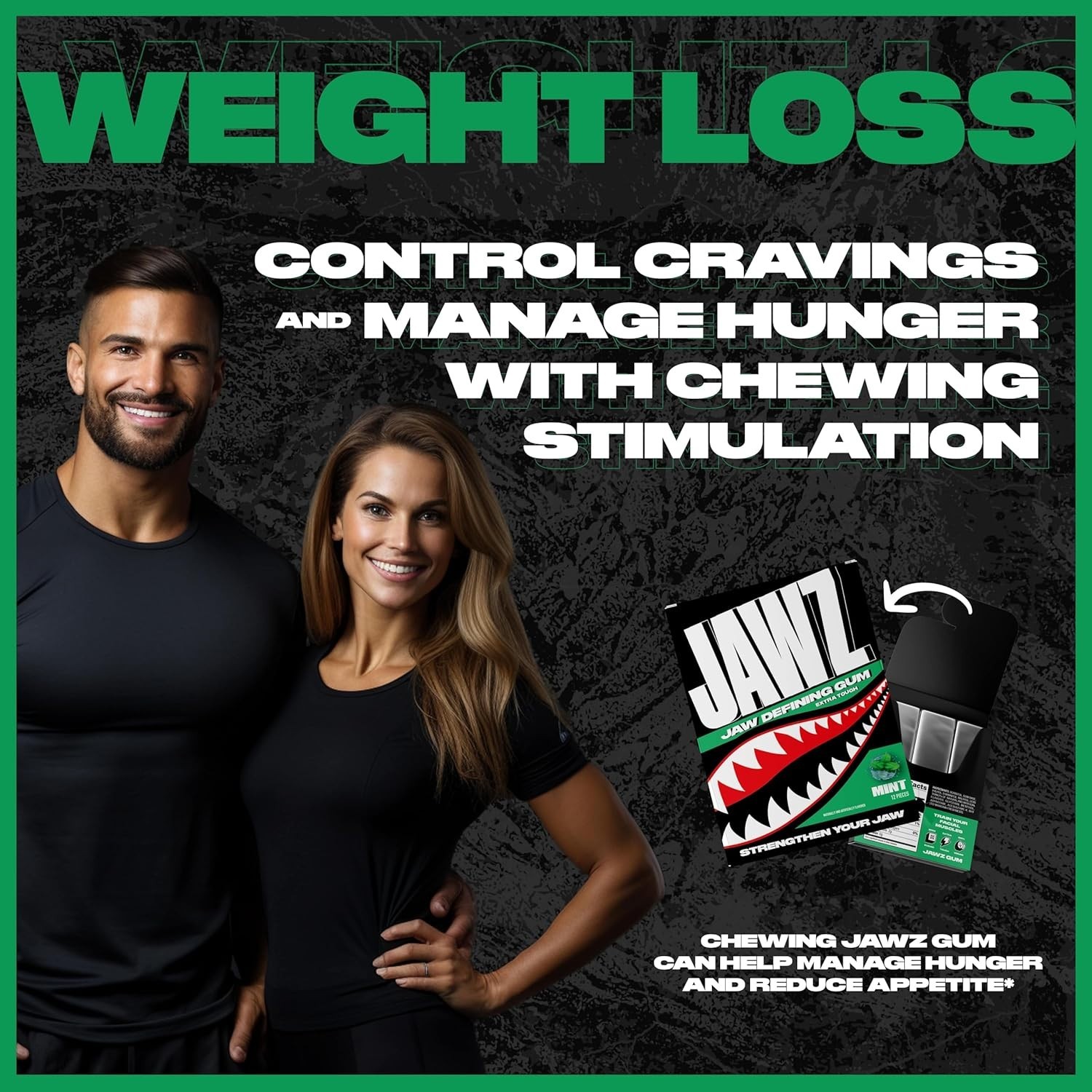 Sugar Free Mint Jawline Chewing Gum 4- Supply Facial Exerciser for Men Women