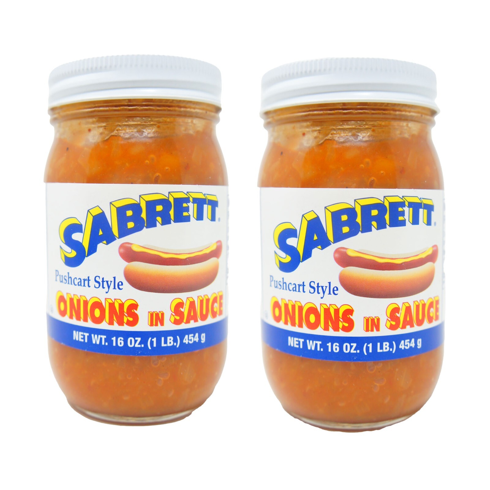 Sabrett Pushcart Style – Hotdog Onion Cauce – 16 OZ – 2 Pack