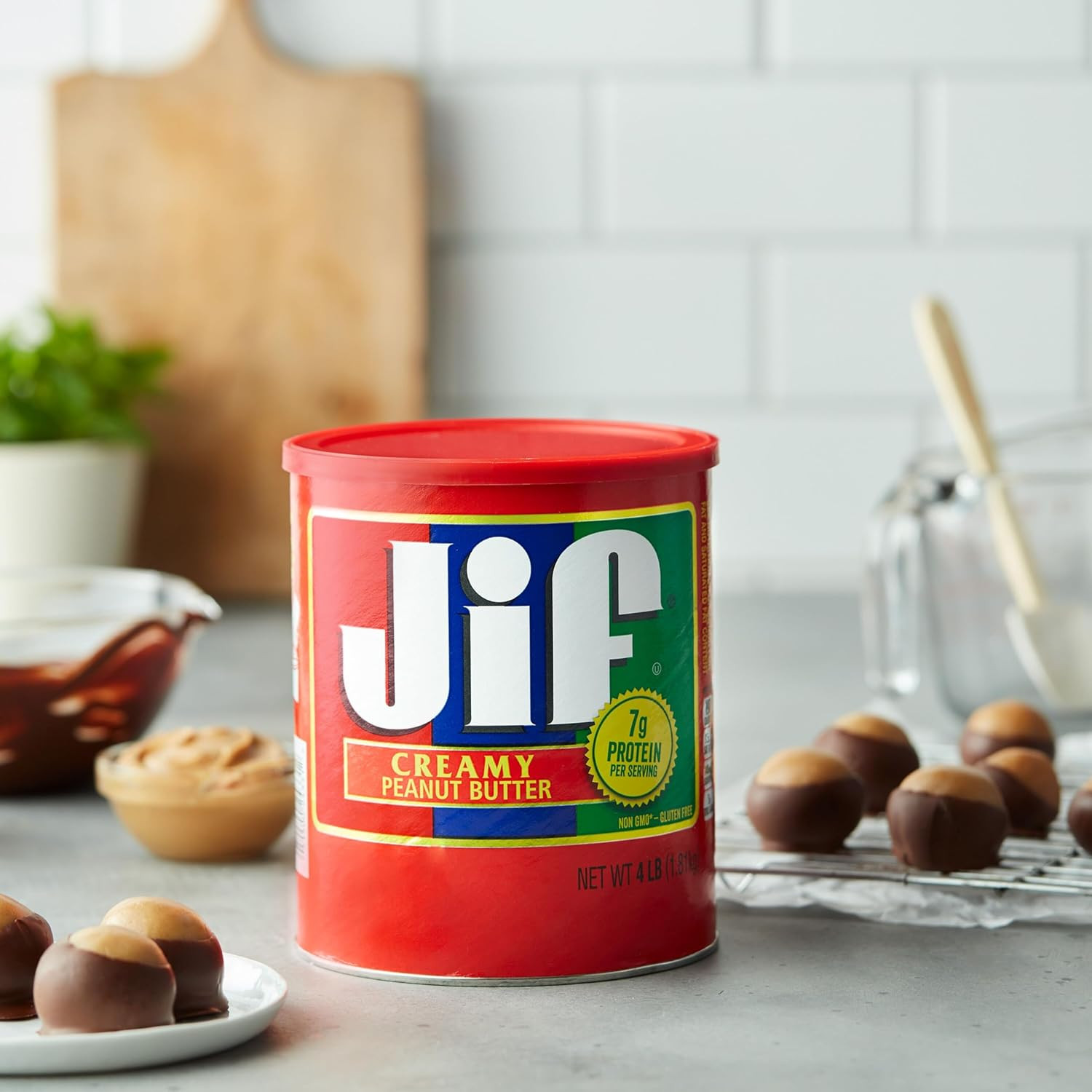Creamy Peanut Butter, 4-Pound Can
