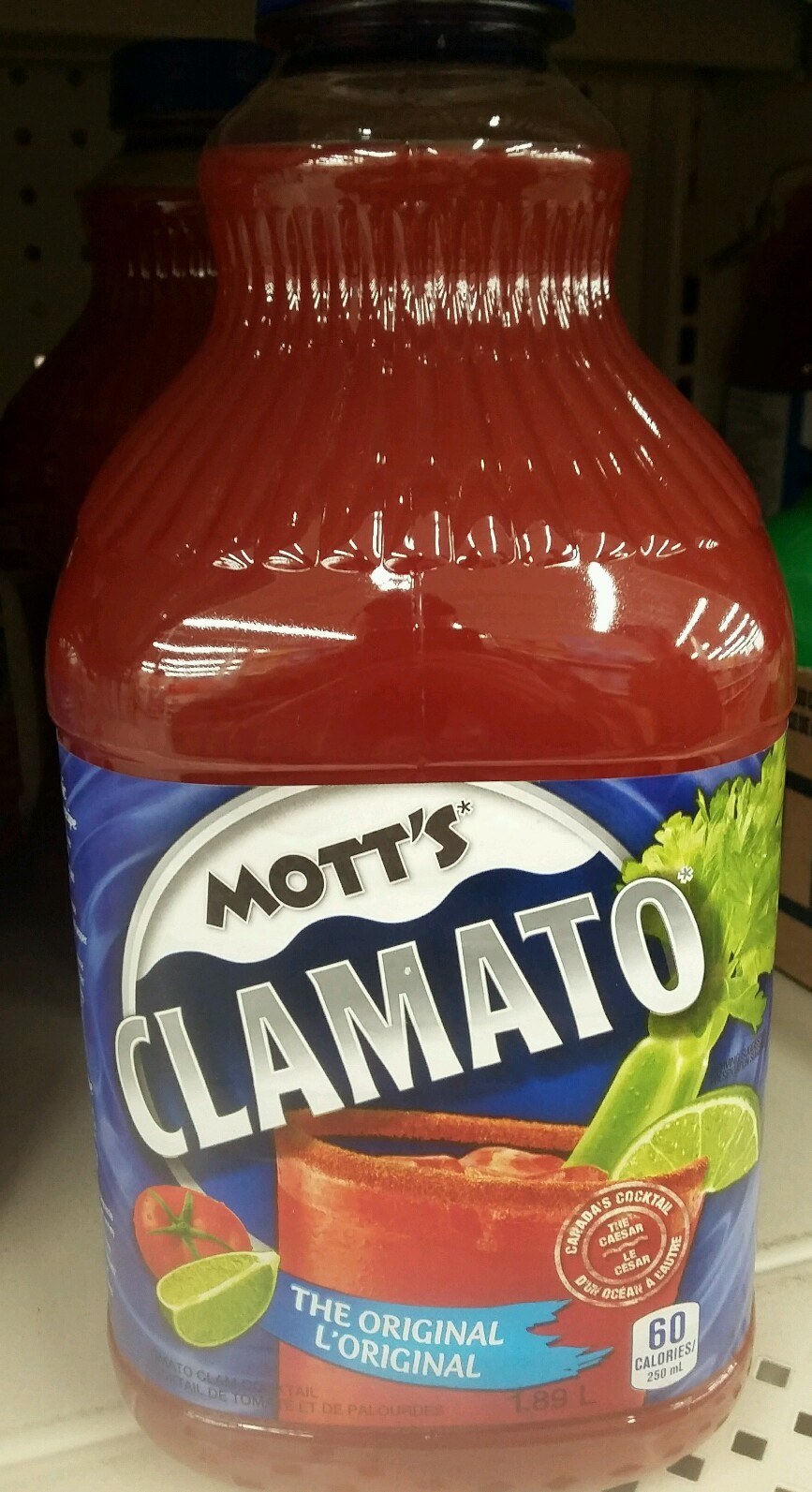 Mott’s Clamato Juice, The «Original » 1.89L / 2Quarts x 2