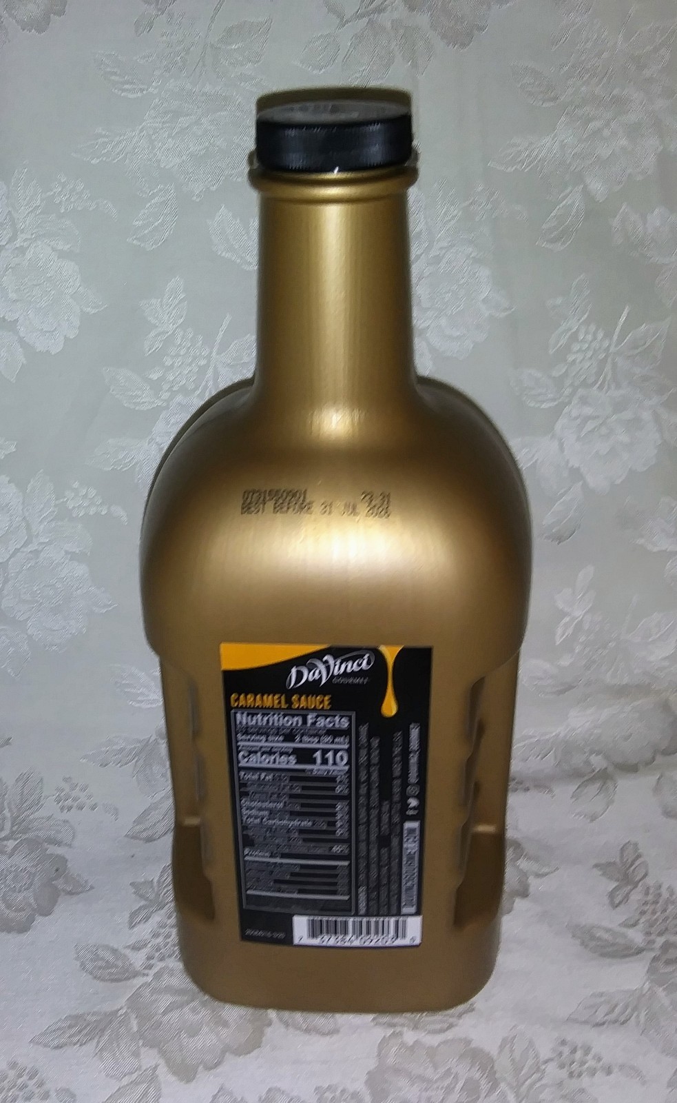 DaVinci Gourmet Caramel Flavoring Sauce 64 Fl Oz (1/2 GALLON) Bottle Jug New