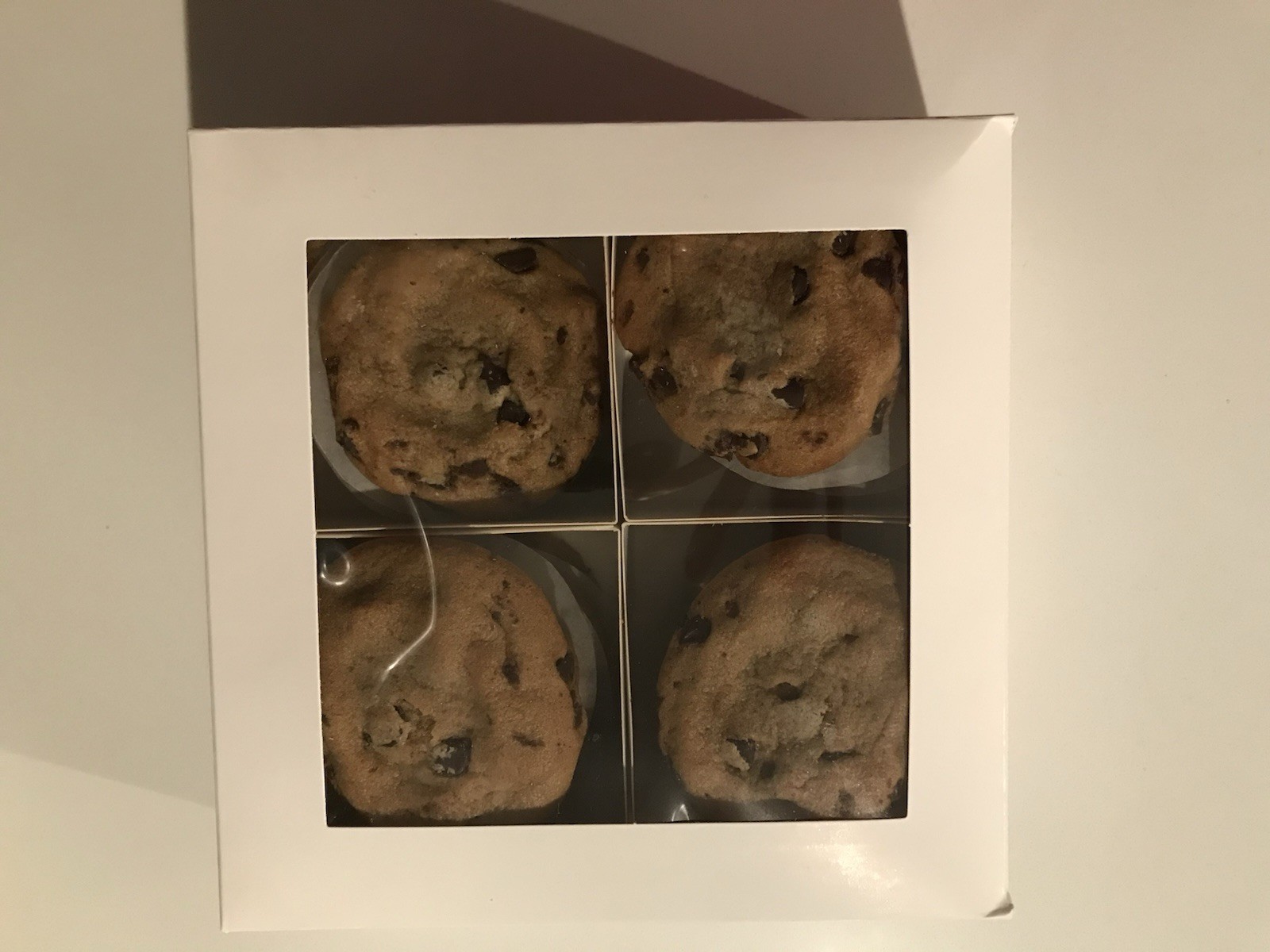 FRESH BAKED CHOCOLATE CHIP COOKIES, 2 DOZ, BAKED DAY OF SHIPPING, SHRINK-WRAPPED