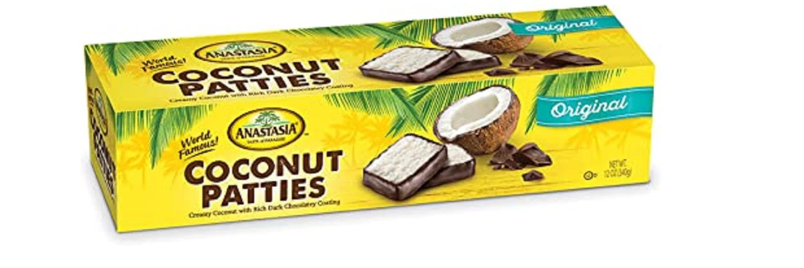 Anastasia Confections Original Coconut Patties, Net Wt 12 Oz (Pack Of 1)