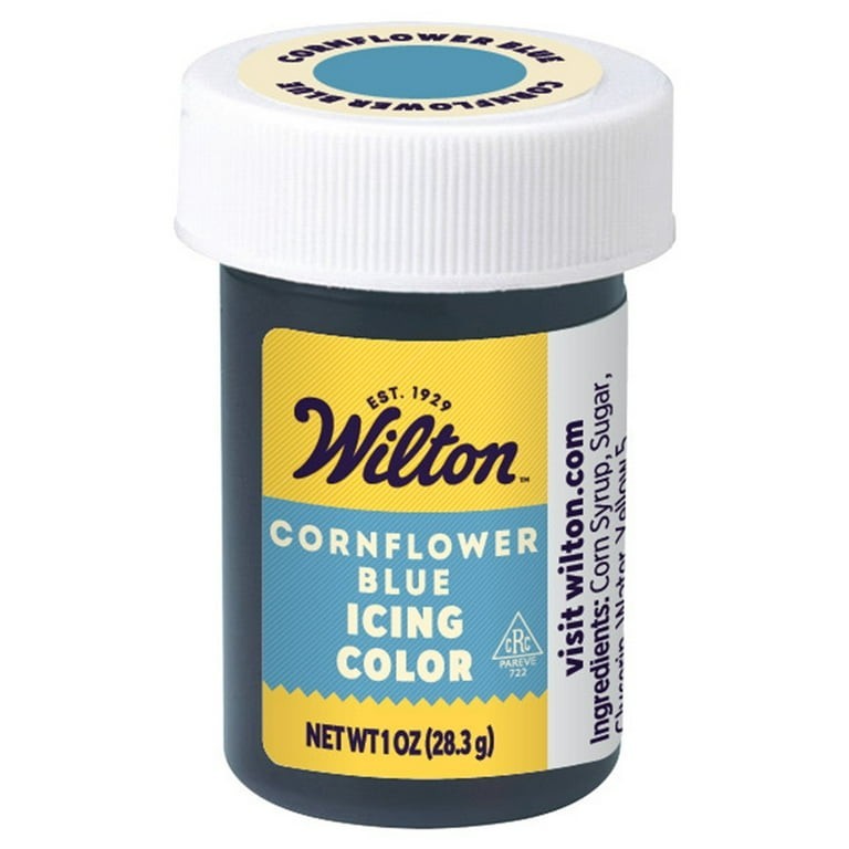 Wilton Gel Food Coloring, Concentrated Gel-Based for Frosting Cornflower Blue