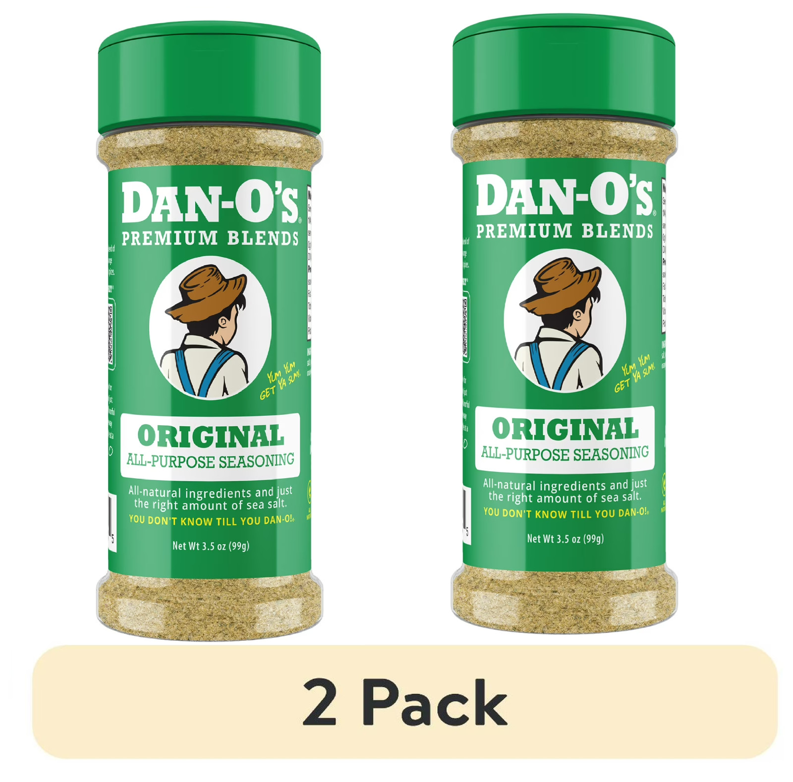 Dan-O’s Original Seasoning (3.5 oz) 2 Pack