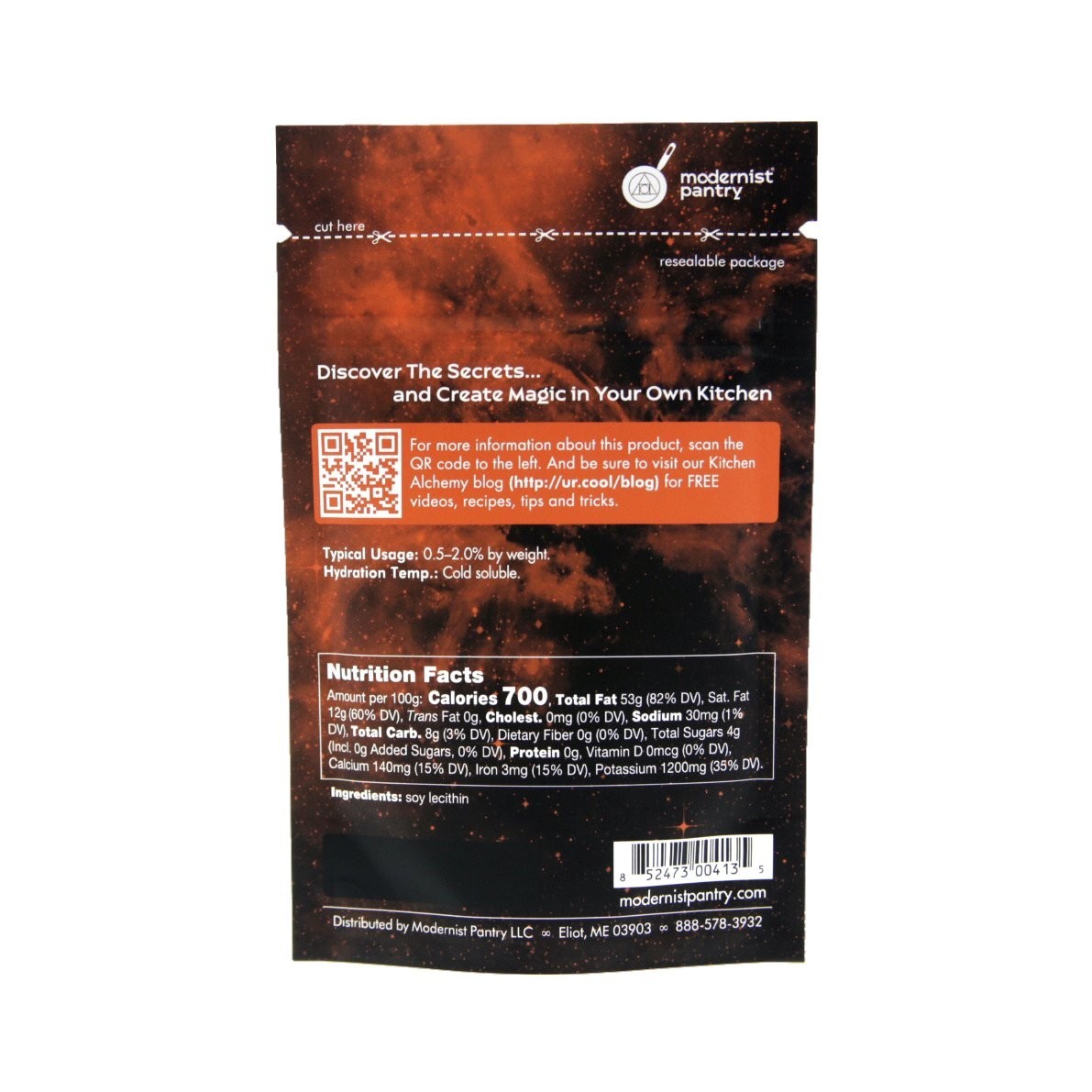 Pure Soy Lecithin Powder OU Kosher Certified – 50g/2oz