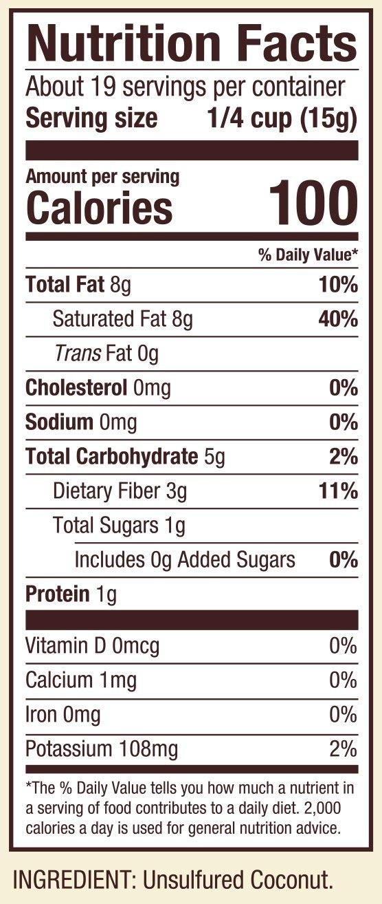 Resealable Unsweetened Coconut Flakes 10 Ounce Pack of 2