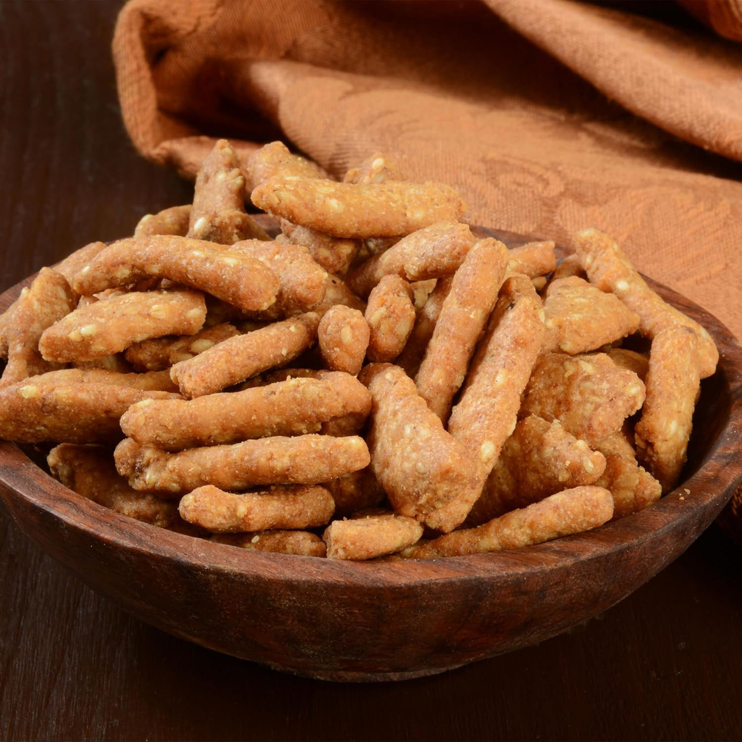 Salted Sesame Sticks 2.2 Lb (35.2 Oz), Vegan, Kosher, Low-Calorie, Source of Pro