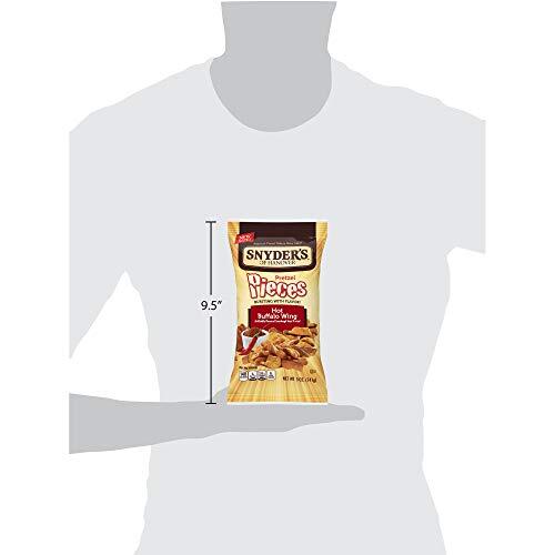 Snyder’s of Hanover Pretzel Pieces, Hot Buffalo Wing, 5 Ounce (Pack of 8)