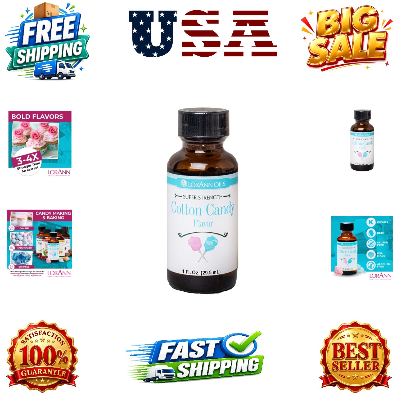 Super Strength Flavoring – Used For Candy Making, Flavoring Extracts, Baking,…