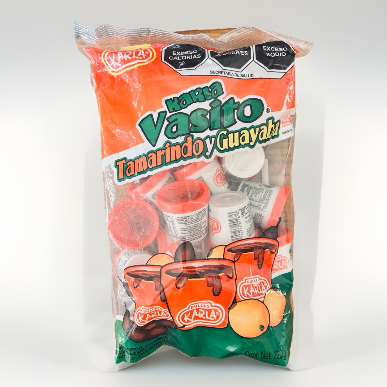 Karla Vasito Mini, 24 Cups Of 30 Grams Each, 720 Grams Total