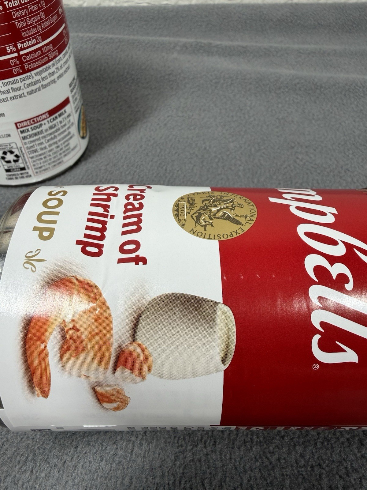 Campbell’s Cream Of Shrimp Soup, 10.5 oz Can, Pack of 2, Dec 2026 Expiration