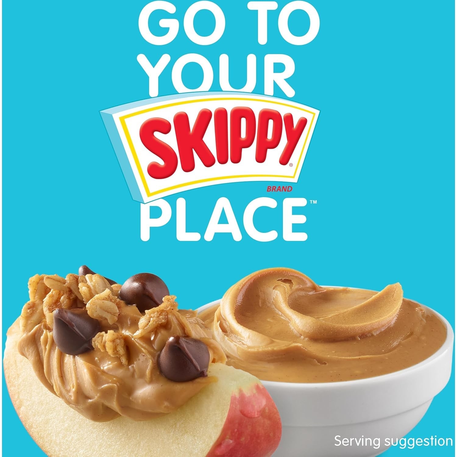 SKIPPY Natural Peanut Butter Creamy Spread, 26.5 oz Jar Free Shipping