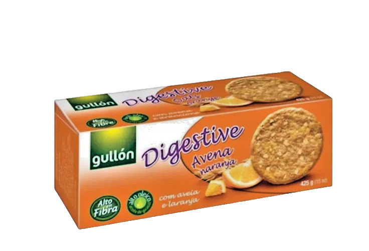 Gullon Orange Digestive Cookie Biscuits, 15 oz. 425g ( 3 Pack )