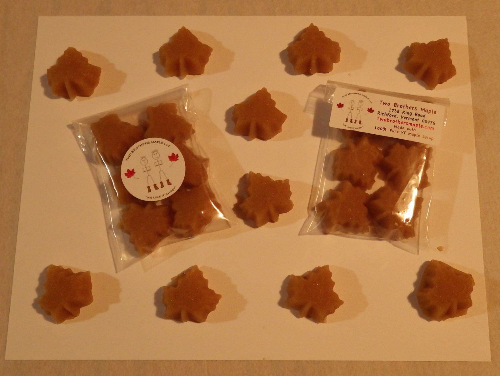 1 Pound Pure Maple Candies (Candy) made with 100% Pure Vermont Maple Syrup