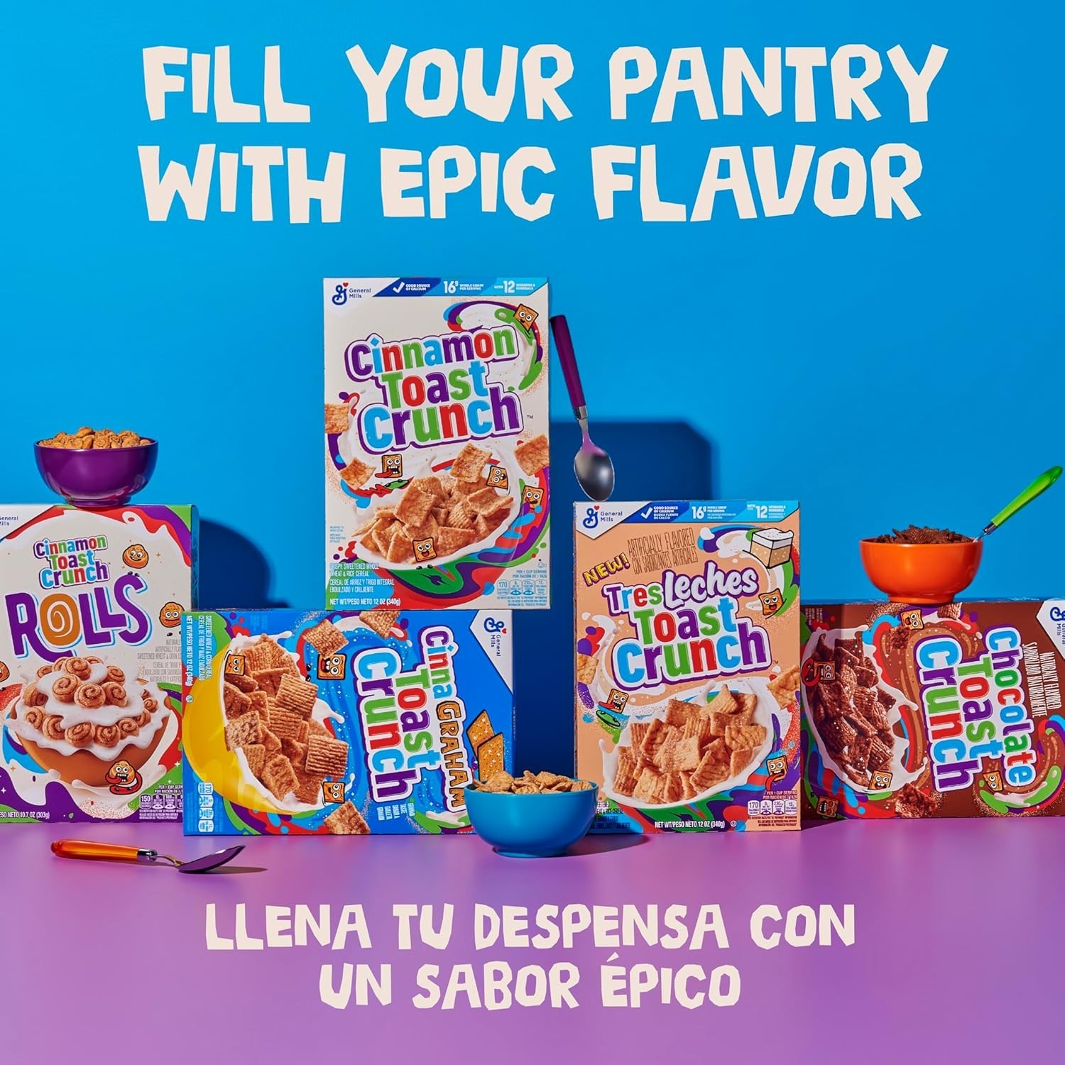 Crispy Cinnamon Cereal, 12 oz – Healthy Breakfast & Snack for Every Occasion