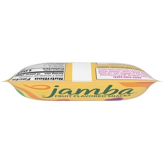 Jamba Mango- A-Go-Go Fruit Flavored Snacks, 4.2 Ounce, 12 Per Box, 3 Per Case