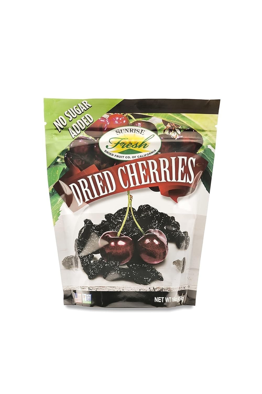 Sunrise Fresh Dried Sweet Cherries, Unsweetened, No Sugar Added, Fresh Fruit …