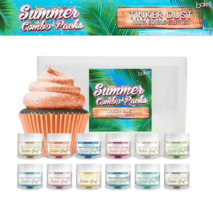 Summer Tinker Dust Collection (12 PC SET) | Edible Food Glitter Gift Set