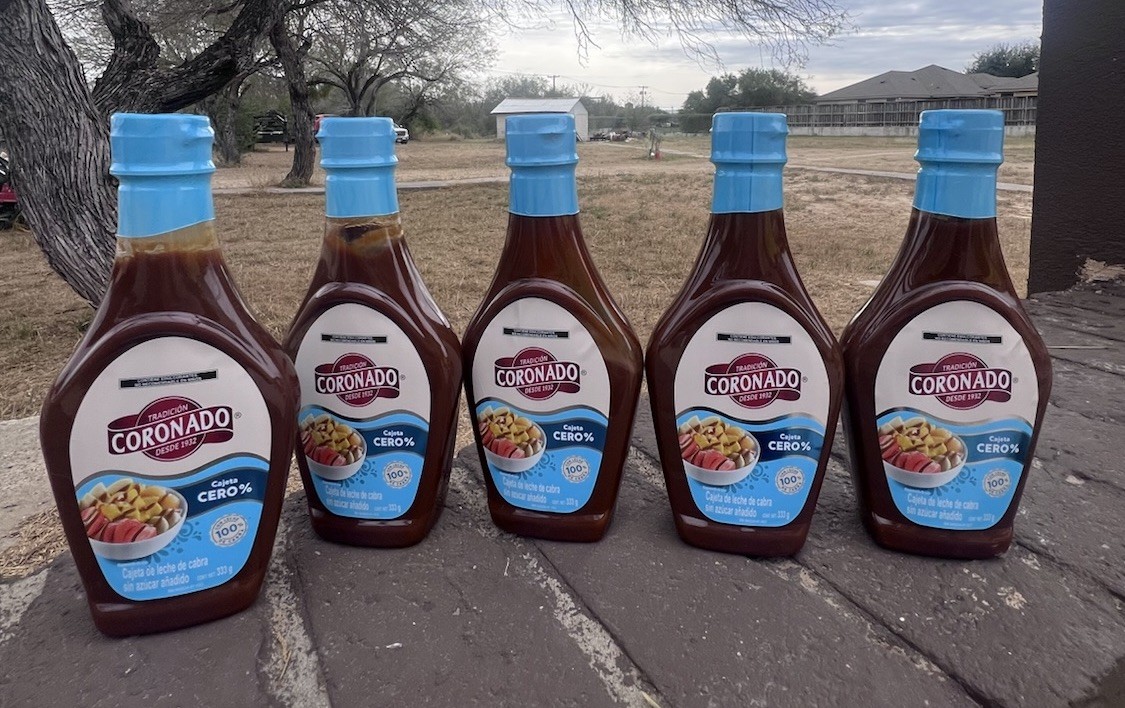 5 Bottles Cajeta CORONADO Cero % Sugar 333g Cajeta De Leche De Cabra Sin Azucar