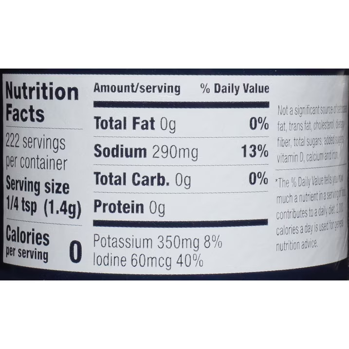 (3 pack) Morton Lite Salt Low Sodium Salt Alternative 11 oz