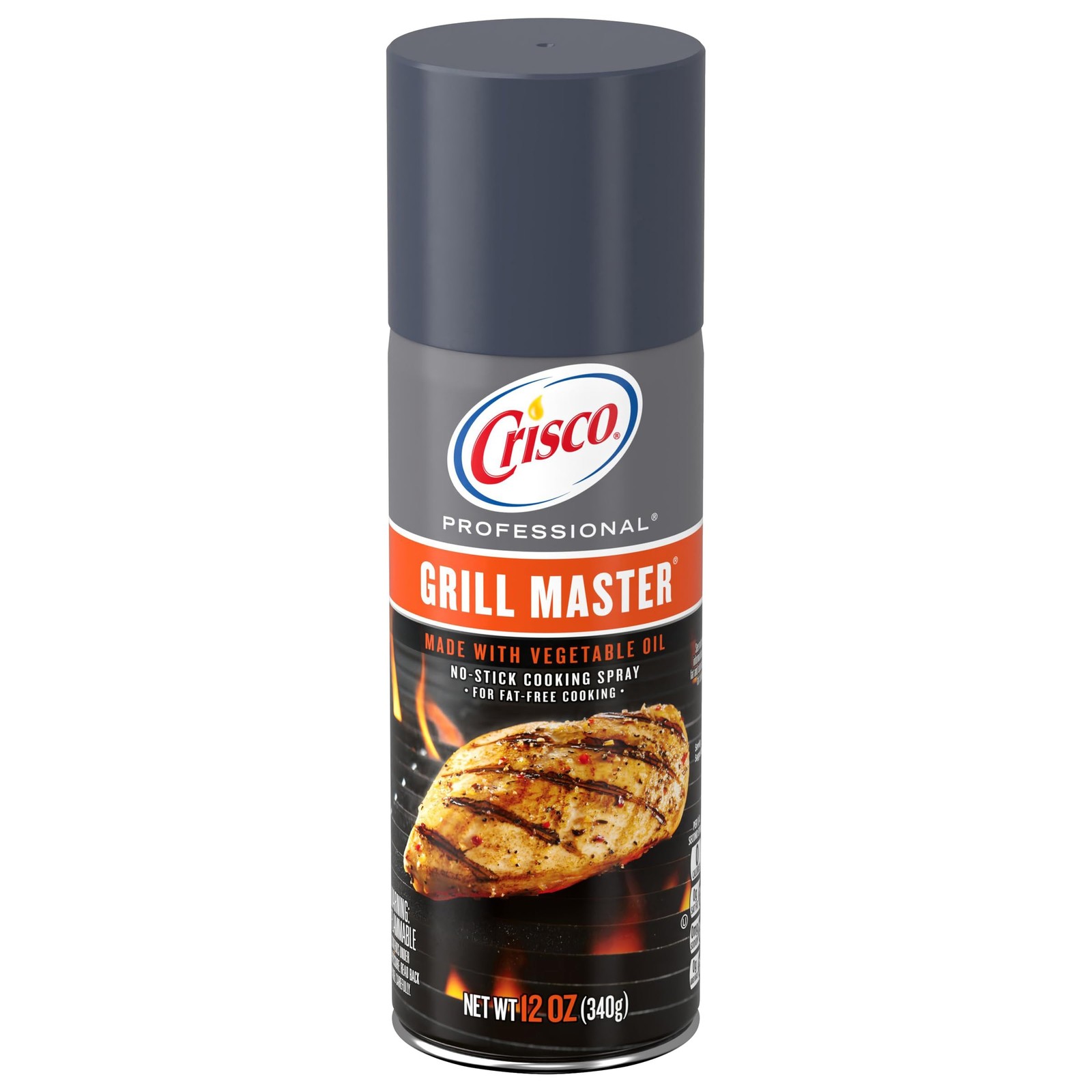 Professional No-Stick Cooking Spray, Grill Master, 12 Ounce