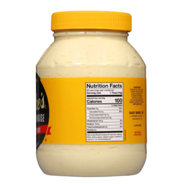 (2 PACK) Duke’s® Real Mayonnaise, 30 oz Jar, Smooth & Creamy Mayo