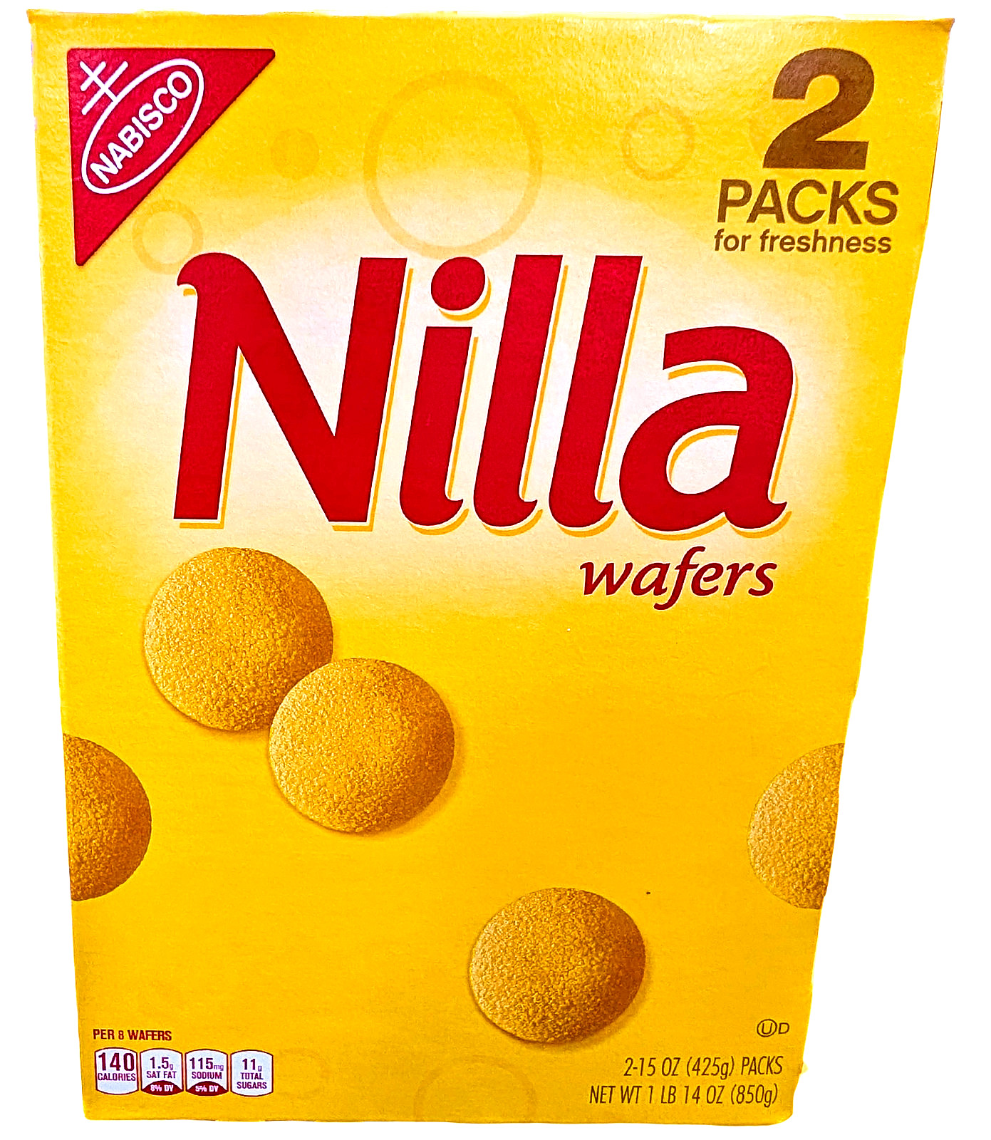 Nilla Wafers Vanilla Wafer Cookies 2 Pack x 15 Oz