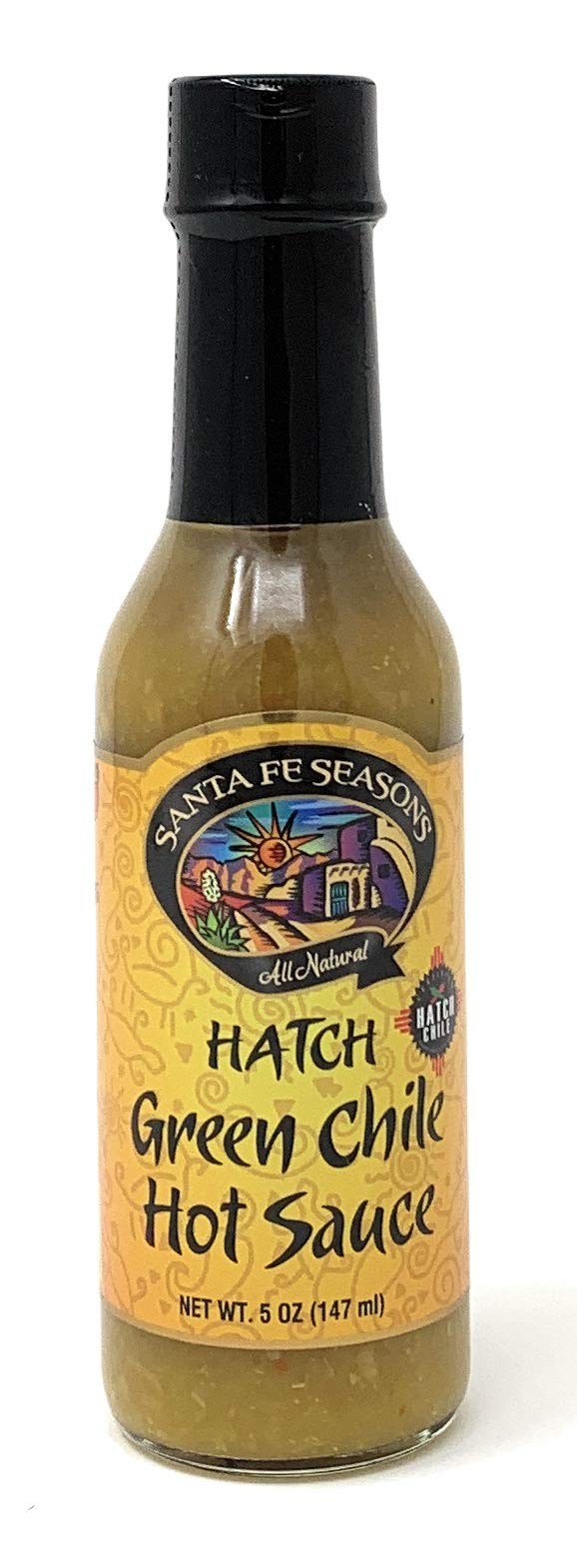 Hatch Green Chile Hot Sauce New Mexico 19.6 cm Height Spicy Flavor 8 oz