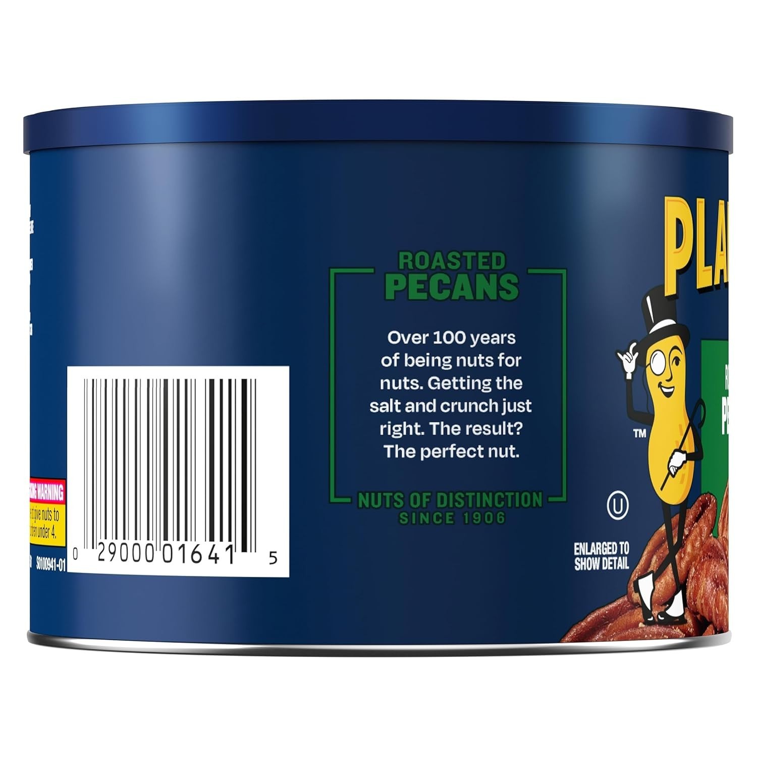Crunchy Salted Roasted Pecan Nuts – 7.25 oz Plant-Based Protein, On-The-Go Snack