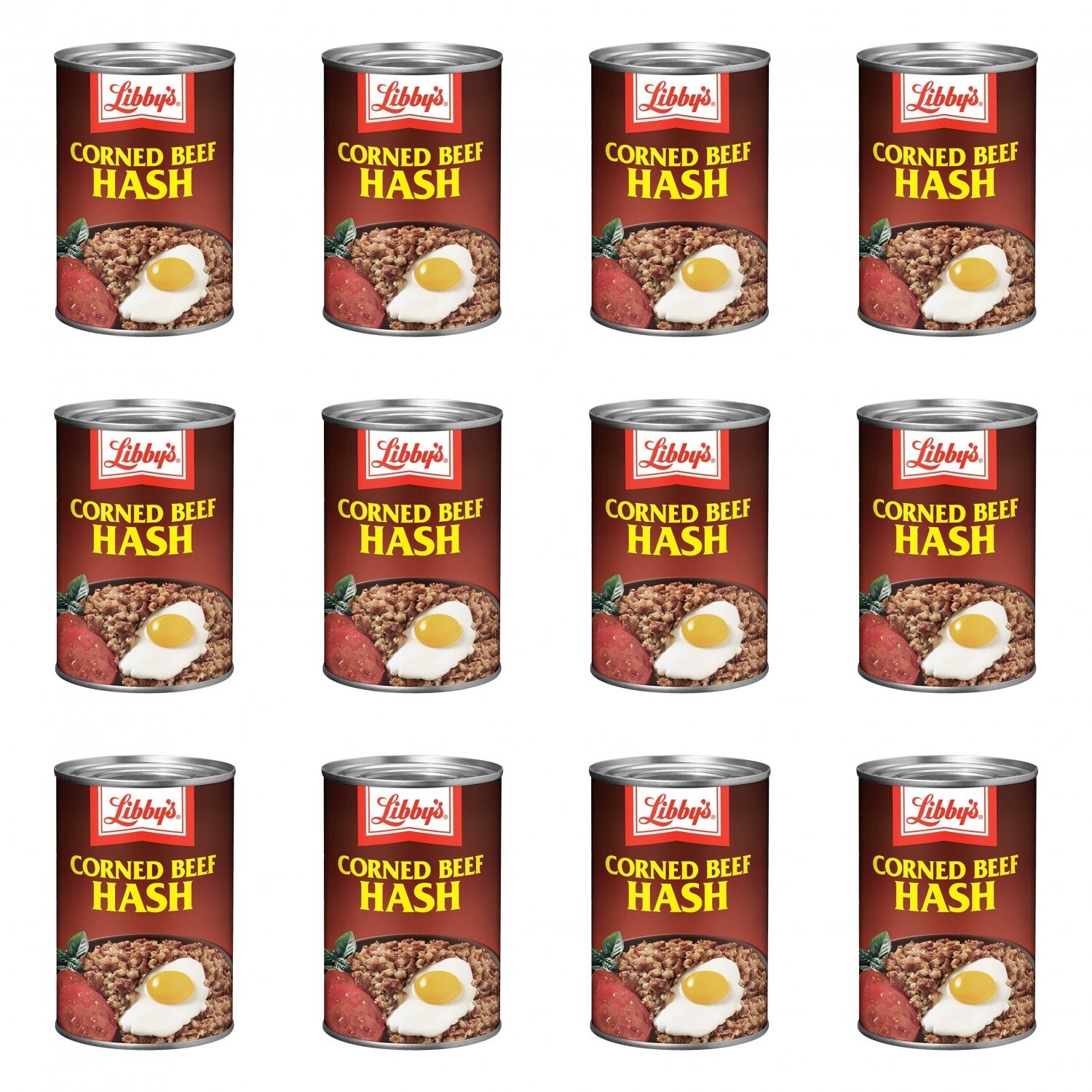 Libby’s Corned Beef Hash 15 oz ( Pack of 12 ) ~ 9/2026