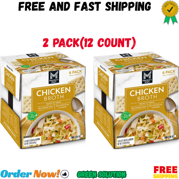 Member’s Mark Chicken Broth, 32 oz., 6 pk.