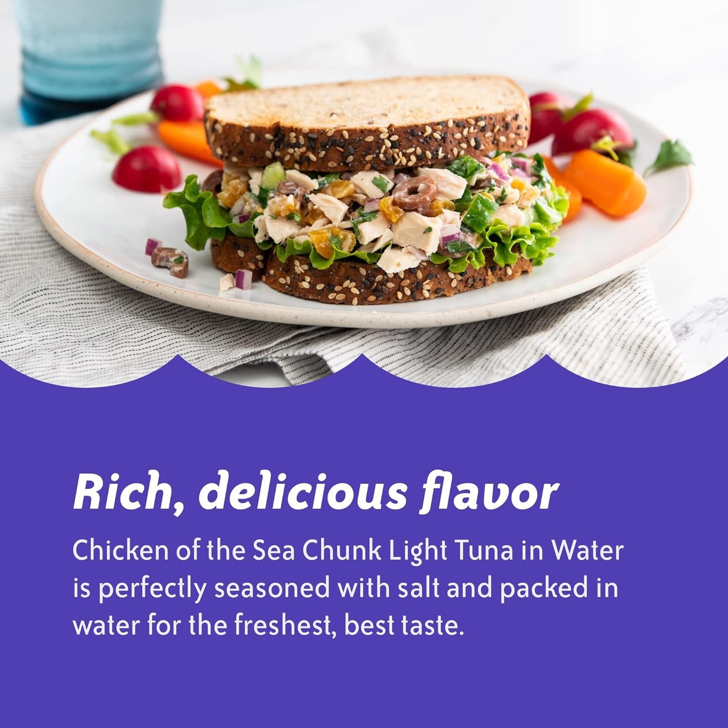 Chicken of the Sea Chunk Light Tuna in Water 5 oz. Can Pack of 10