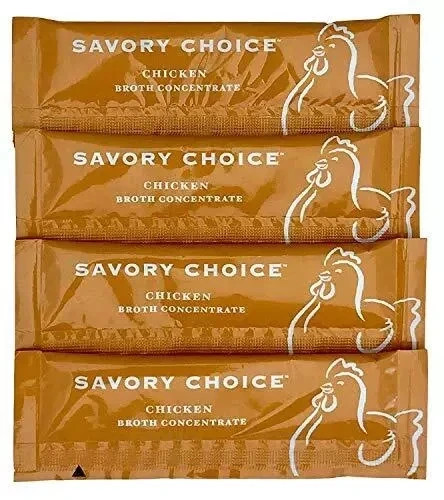 Savory Choice Reduced Sodium Gluten-Free Chicken Broth pack of 50 (Free Shiping)