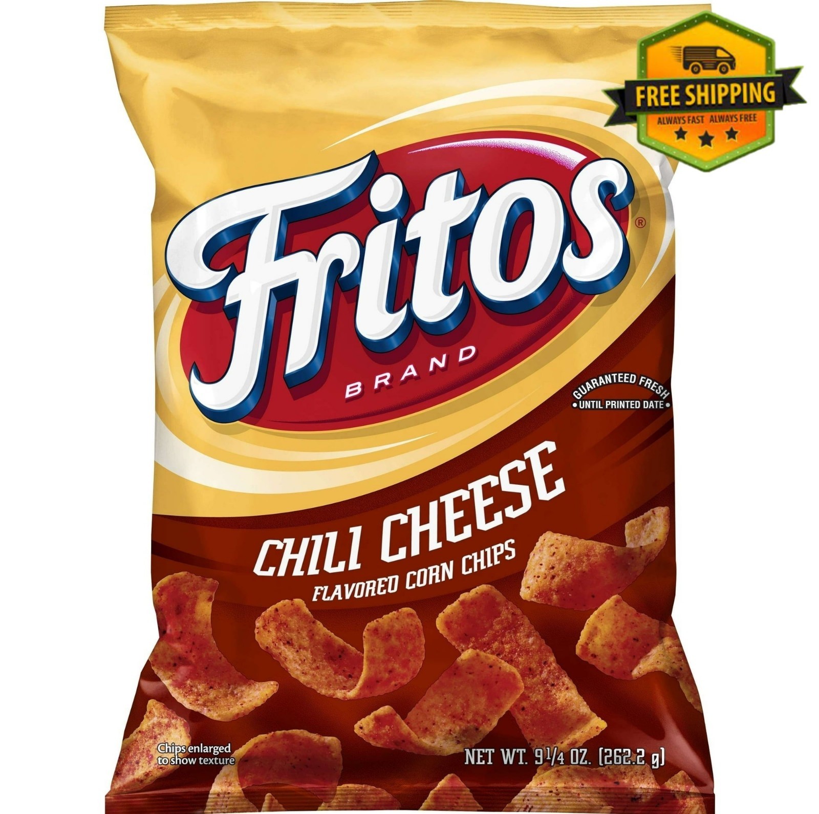 Fritos Chili Cheese Corn Chips 9.25 oz Bag Spicy Air Fried Flavor