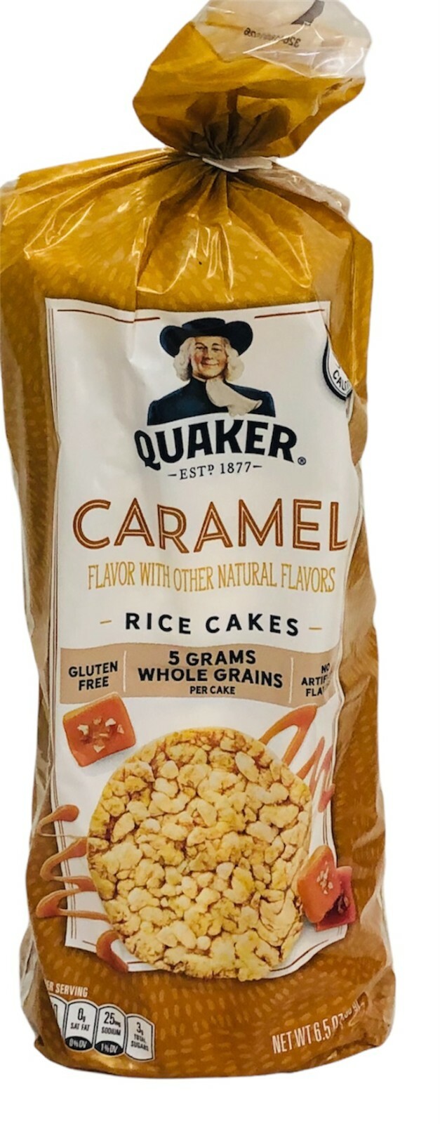 Quaker Caramel Gluten Free Rice Cakes 6.5 oz