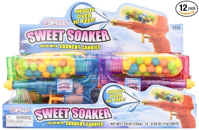 Kidsmania Healthy Interactive Candy Soaker, 0.6-Ounce Packages (Pack of 12)