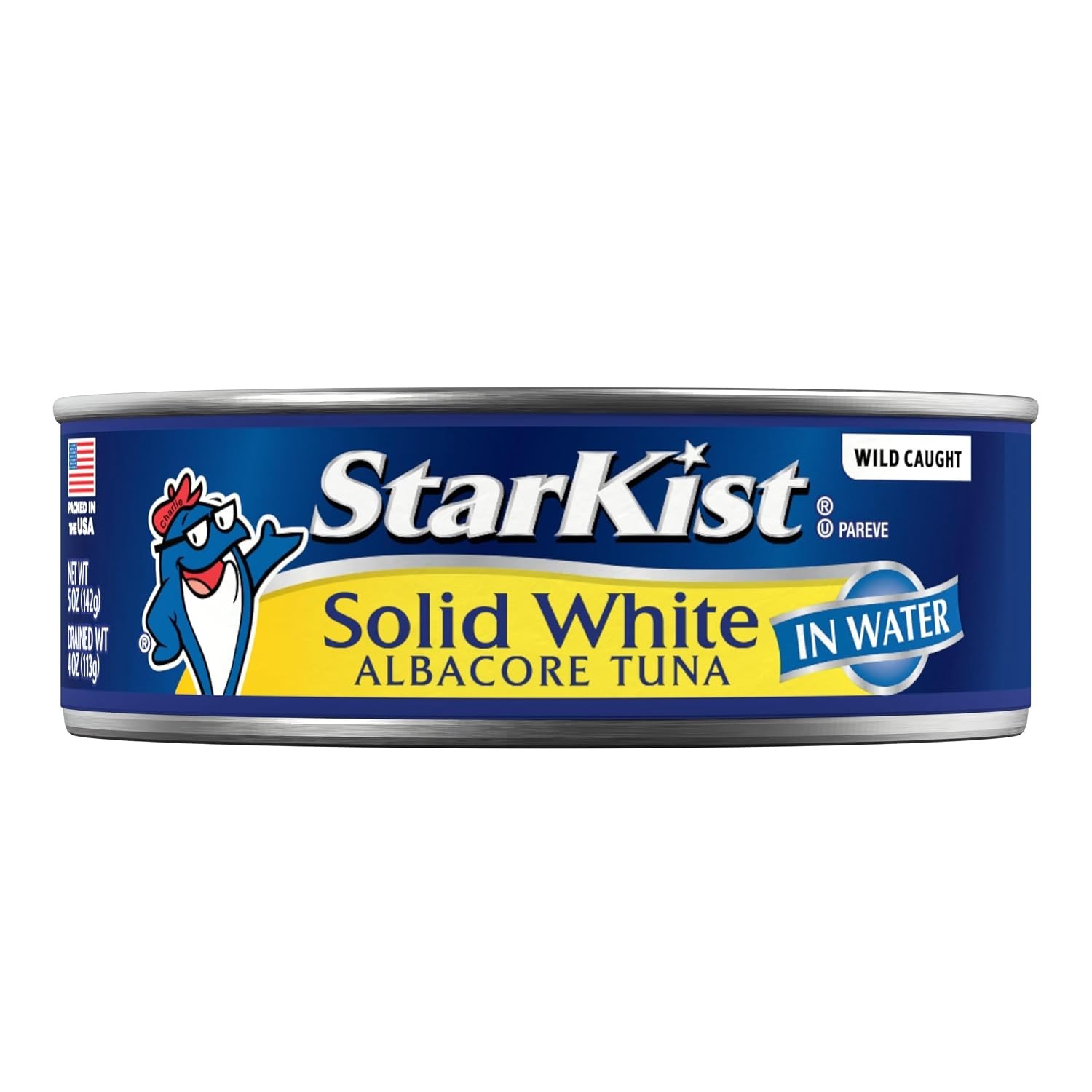 Healthy Solid White Albacore Tuna, 5 oz Cans – 4 Pack, Gluten & Soy Free