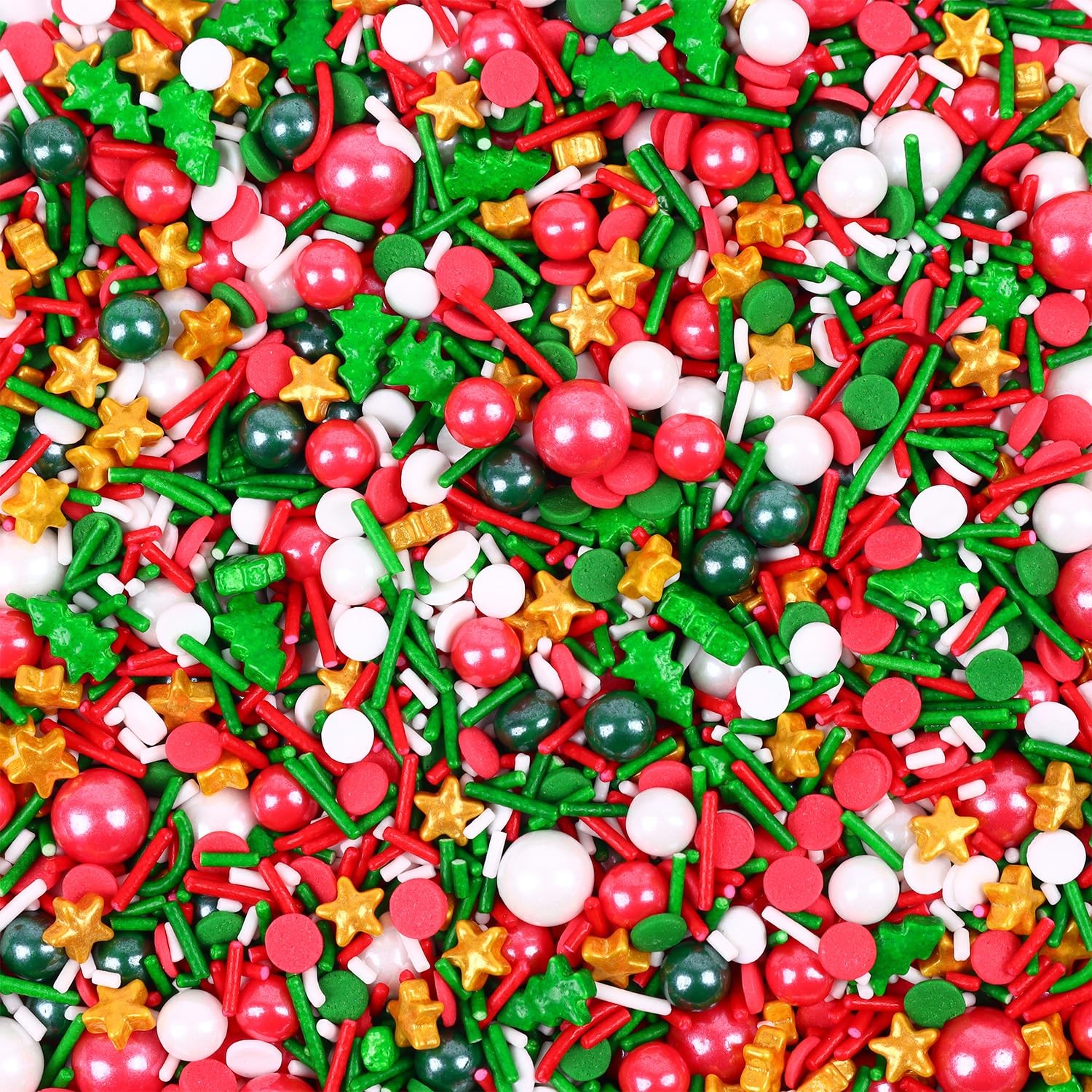 Christmas Sprinkles for Cake 7 Ounce (Pack of 1),