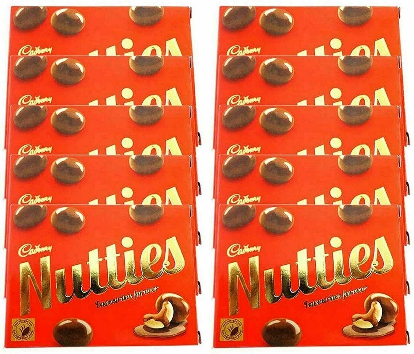 Cadbury Nutties Chocolate, 30g (Pack of 10)